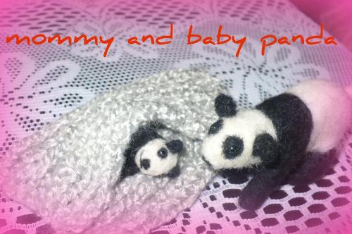 Mommy And Baby. mommy and aby panda